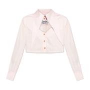 Korte shirt met uitsnijding Vivienne Westwood , Pink , Dames