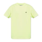 T-shirt met logo Vivienne Westwood , Yellow , Heren