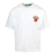 Bedrukte Crewneck T-shirts en Polos Garment Workshop , White , Heren