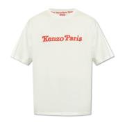 T-shirt met print Kenzo , White , Heren