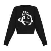 Korte oversized sweatshirt Vivienne Westwood , Black , Dames