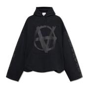 Hoodie Vetements , Black , Heren