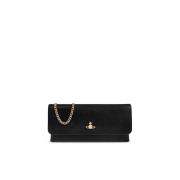 Clutch met logo Vivienne Westwood , Black , Dames