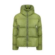 Korte donsjas met capuchon Iceberg , Green , Heren