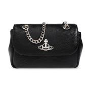 Schoudertas met logo Vivienne Westwood , Black , Dames