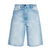 Denim Shorts Broek Stijlvolle Mode Dries Van Noten , Blue , Dames