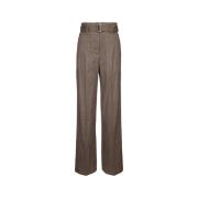 Damesbroek in trendy stijl Brunello Cucinelli , Gray , Dames