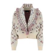 Elegante Jacquard Geborduurde Vest Alanui , Multicolor , Dames