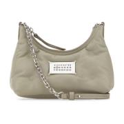 Grijze leren Hobo schoudertas Maison Margiela , Gray , Dames