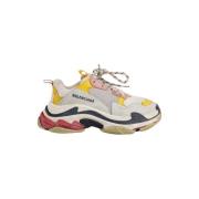 Pre-owned Leather sneakers Balenciaga Vintage , Multicolor , Heren