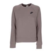 Essentials Crewneck Sweatshirt Olive Grey/Black Nike , Gray , Dames