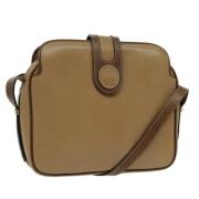 Pre-owned Leather shoulder-bags Celine Vintage , Brown , Dames