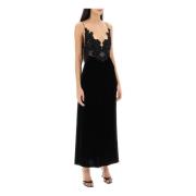 Sensory Velvet Jurk met Guipure Kant Zimmermann , Black , Dames