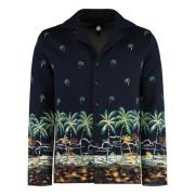 Hawaiiaanse Virgin Wool Overshirt Hoornknopen Alanui , Multicolor , He...