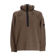 Comfortabele Gebreide Hoodie C.p. Company , Brown , Heren