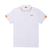 Elegant Poloshirt met Contrasterende Kraag RefrigiWear , White , Heren