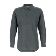 Stijlvolle Donkergrijze Poplin Overhemd Comme des Garçons , Gray , Her...