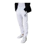 Katoenen Sportbroek Lente/Zomer Collectie Armani Exchange , White , He...