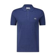 Klassiek Logo Polo Shirt Lacoste , Blue , Heren