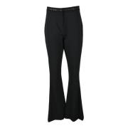 Elegante Polyester Elastaan Broek Versace Jeans Couture , Black , Dame...