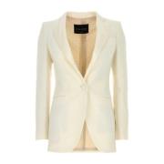 Witte cady blazer Hebe Studio , White , Dames