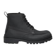 Heren Veterschoenen van leer Nebular Hugo Boss , Black , Heren