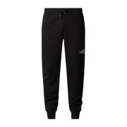 Sweatpants van katoenmix met elastische taille The North Face , Black ...