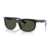 Balorette Zwart/Groen Zonnebril Ray-Ban , Black , Unisex