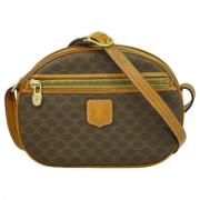 Pre-owned Canvas shoulder-bags Celine Vintage , Brown , Dames