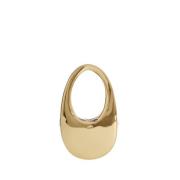 Gouden Metallic Mini Swipe Tas Coperni , Yellow , Dames