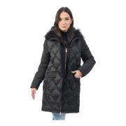 Zwarte Winterjas YES ZEE , Black , Dames