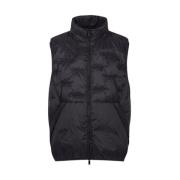 Nylon vest met borduurwerk Iceberg , Black , Heren