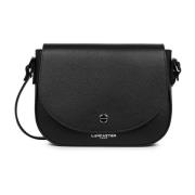 Magnetische Flap Crossbody Tas Lancaster , Black , Dames