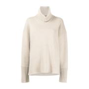 Kasjmier Oversized Coltrui Trui Beige Proenza Schouler , Beige , Dames