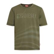 T-shirt T-Adjust-R13 Diesel , Green , Heren