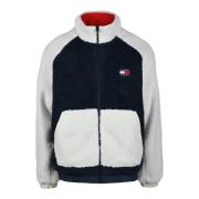 Stijlvolle jas met polyester en acryl Tommy Jeans , Multicolor , Heren