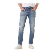 Slim Fit Blauwe Jeans voor Heren Tommy Jeans , Blue , Heren