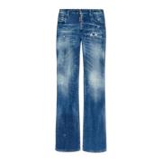 Jeans Medium Waist Flare Dsquared2 , Blue , Dames