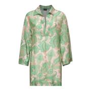 Paisley Print V-hals Shirt Etro , Multicolor , Dames