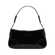 Gezwarte leren crossbodytas Iceberg , Black , Dames