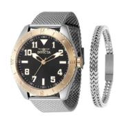 Heren Quartz Horloge - Specialty Collectie Invicta Watches , Gray , He...