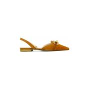 Suède Slingback Schoenen met 15mm Hak Prosperine , Brown , Dames