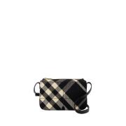 Kleine Crossbody Tas in Zwart Burberry , Black , Dames