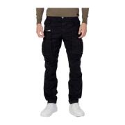 Zwarte Katoenmix Jeans en Broek Replay , Black , Heren