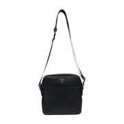 Zwarte Polyurethaan Medium Tas Lente/Zomer Collectie Guess , Black , H...