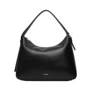 Zwarte Middelgrote Handtas Dames Collectie Calvin Klein , Black , Dame...