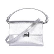 Zilver Metallic Mini Tas, Chic Stijl Coccinelle , Gray , Dames