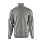 Heren Grijze Wol Trui Hugo Boss , Gray , Heren