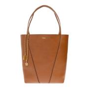 Tas Spin Medium type-shopper Chloé , Brown , Dames