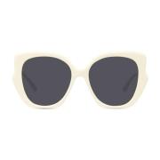 Elegante Cat-Eye Zonnebril in Ivoor Loewe , Beige , Dames